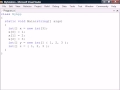 C# Tutorial – 07 – Arrays