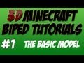 3DS MAX Minecraft Tutorial:The Basic Model (Part 1)