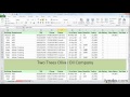 Excel shortcuts: Splitting the screen and freezing titles | lynda.com tutorial
