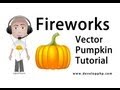 Fireworks CS5 Vector Pumpkin Graphics Tutorial CS5 CS4 Halloween Thanksgiving Scene