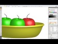 Illustrator Tutorial: Apples and Saucer (Rotate Revolve 3D effect)
