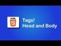 HTML5 and CSS3 tutorial 2 - tags! Plus starting to code