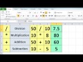 Excel 2010 Tutorial For Beginners #3 - Calculation Basics & Formulas (Microsoft Excel)