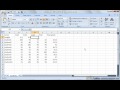Excel 2007 Tutorial 4:  Basic Spreadsheet #2