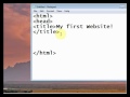 HTML Tutorial 1 (Designing A Website In Notepad – Basics and Beginnings) in urdu