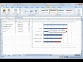 Excel 2007 Tutorial 16: Gantt Charts