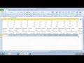 Excel 2010 Tutorial 2 – AutoFill
