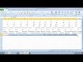 Excel 2010 Tutorial 2 – AutoFill