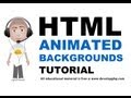 HTML Animated Backgrounds CSS Layer Position Tutorial Flash or Javascript How To