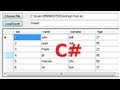 C# Tutorial 30: How to import excel file to datagridview in c#