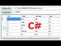C# Tutorial 30: How to import excel file to datagridview in c#