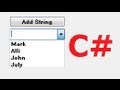 C# Tutorial 10:  How to Link Combobox with Database values
