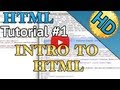 (BEST) HTML5 TUTORIAL #1 - What is HTML5? - HTML INTRODUCTION - HD