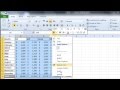 Excel Tutorial 4 of 15 - Hide Columns and Rows