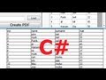 C# Tutorial 46: iTextSharp : How to get data of Datagridview in pdf in C#