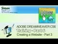 Dreamweaver CS6 Tutorial: Creating a Website  – Part 3