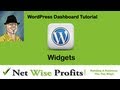 WordPress Dashboard Tutorial –  Widgets