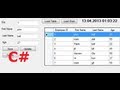 C# Tutorial 21:  Display selected row from datagridview to TextBox in C#