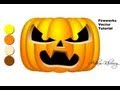 Fireworks CS5 Jack-o-lantern Carving Tutorial Vector Pumpkin Halloween Thanksgiving Scene