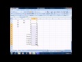 Excel 2007 Tutorial 3 – Calculations, Functions and Formulas Part 1