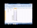 Excel 2007 Tutorial 3 – Calculations, Functions and Formulas Part 1