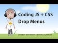 JavaScript CSS Custom Drop Down Menu System Tutorial Validated HTML5