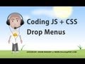 JavaScript CSS Custom Drop Down Menu System Tutorial Validated HTML5