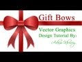 Christmas Gift Bow Design Tutorial Vector Graphics Xmas Presents Adobe Fireworks