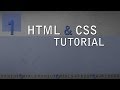 HTML & CSS für Anfänger Tutorial 1 — Erste Homepage