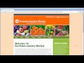 1 - Dreamweaver Tutorial Project 2 - OurTown Country Market