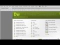 Dreamweaver cs 5  tutorial : Creating, Styling and Validating a Simple Contact form