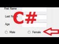 C# Tutorial 22: Checkbox , radiobutton and groupbox with Database in C#