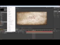 Adobe After Effects - Fade Text - Tutorial