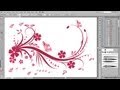 Illustrator Tutorial Floral, Swirl, Ornaments, Butterfly