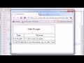 XHTML and CSS Tutorial - 13 - colspan & Annoying People