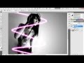 Photoshop tutorial - How to make light lines (simple)