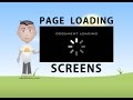 Page Loading Screen Document Preloader Tutorial JavaScript CSS HTML