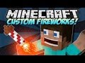 The Diamond Minecart: CUSTOM FIREWORKS! | Mod Showcase/Tutorial [1.4.7