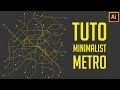 Adobe Illustrator CS6 tutorial: Minimalist Subway map (level: beginner)
