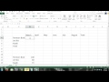 Microsoft Excel 2013 Tutorial For Beginners #2: Crash Course Data Entry, Formulas, Formats, Charts