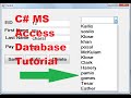 C# MS Access Database Tutorial 9 # How to Link Combobox with Database values